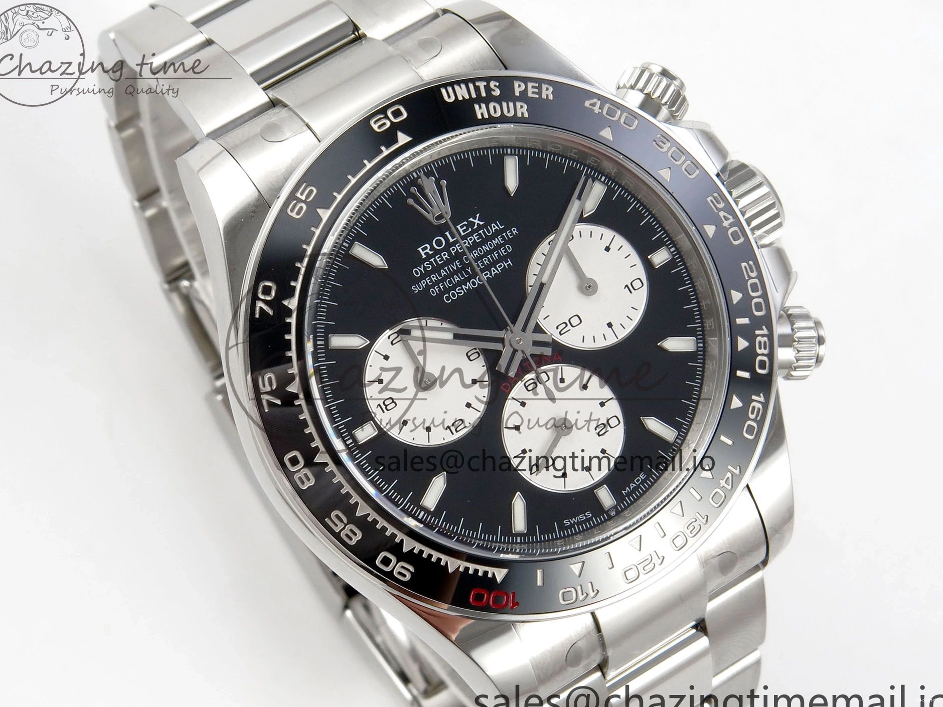 Dial 1:1 Daytona Bracelet Custom on Edition SS PPM4132 904L Le 126529 Modded Best  White Mans CLEAN Custom 0119